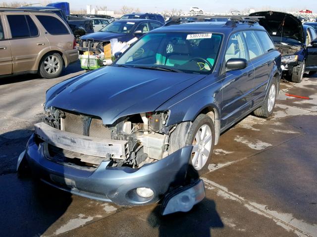 4S4BP61C367350136 - 2006 SUBARU LEGACY OUT BLUE photo 2