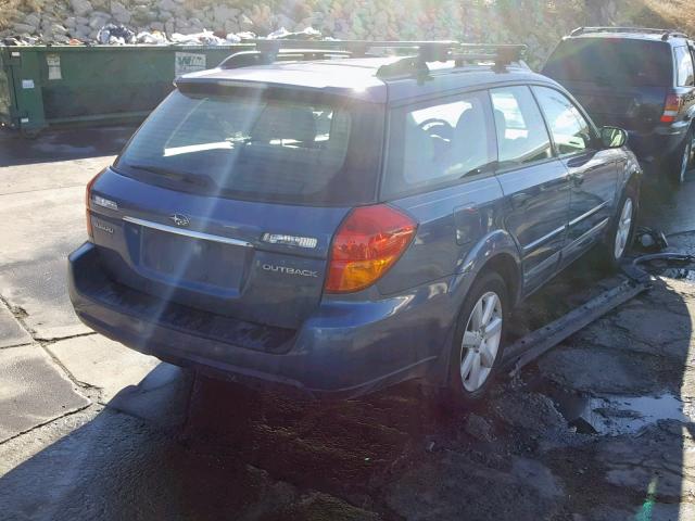 4S4BP61C367350136 - 2006 SUBARU LEGACY OUT BLUE photo 4