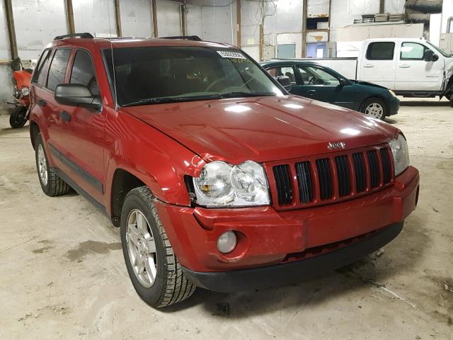 1J4GR48K56C130746 - 2006 JEEP GRAND CHER RED photo 1