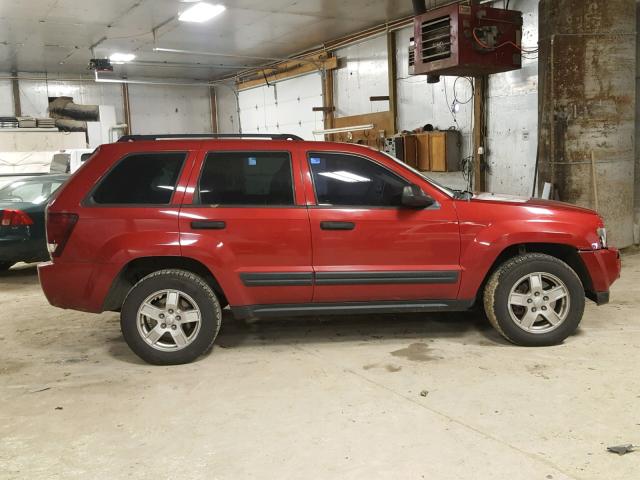 1J4GR48K56C130746 - 2006 JEEP GRAND CHER RED photo 9