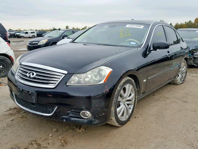 JNKCY01E79M800508 - 2009 INFINITI M35 BASE BLACK photo 2