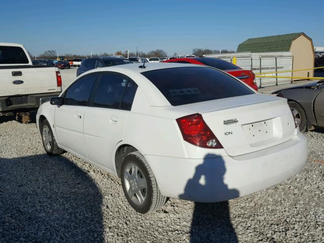1G8AJ55F27Z210420 - 2007 SATURN ION LEVEL WHITE photo 3