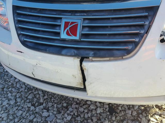 1G8AJ55F27Z210420 - 2007 SATURN ION LEVEL WHITE photo 9
