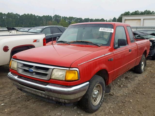 1FTCR14AXTPA36916 - 1996 FORD RANGER SUP RED photo 2