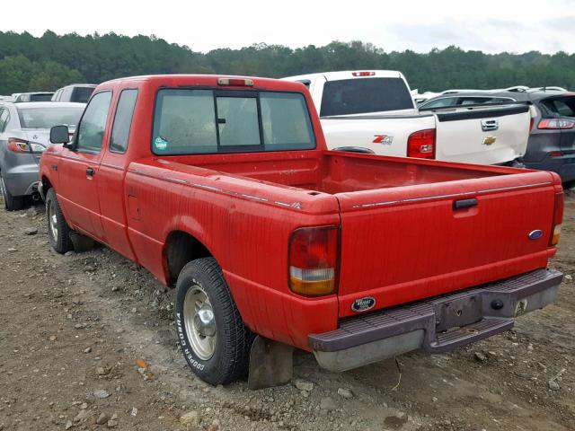 1FTCR14AXTPA36916 - 1996 FORD RANGER SUP RED photo 3