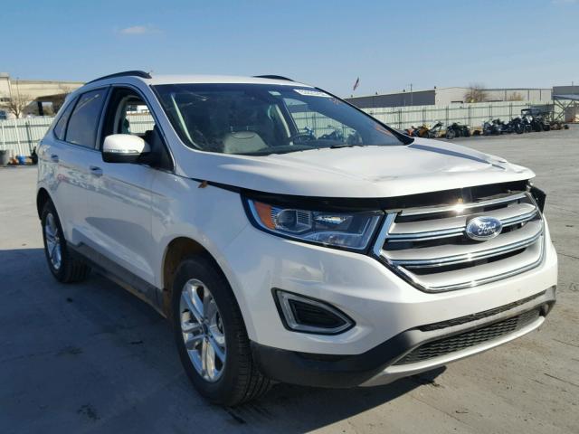 2FMPK3J88JBB94786 - 2018 FORD EDGE SEL WHITE photo 1