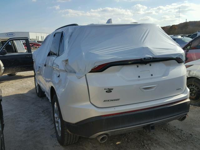 2FMPK3J88JBB94786 - 2018 FORD EDGE SEL WHITE photo 3