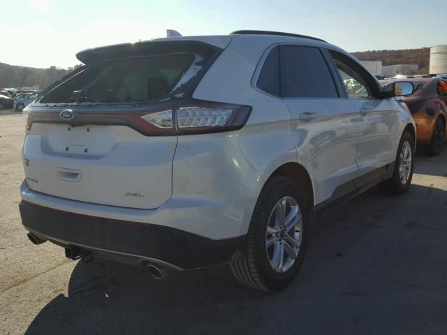 2FMPK3J88JBB94786 - 2018 FORD EDGE SEL WHITE photo 4