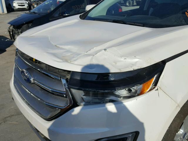 2FMPK3J88JBB94786 - 2018 FORD EDGE SEL WHITE photo 9