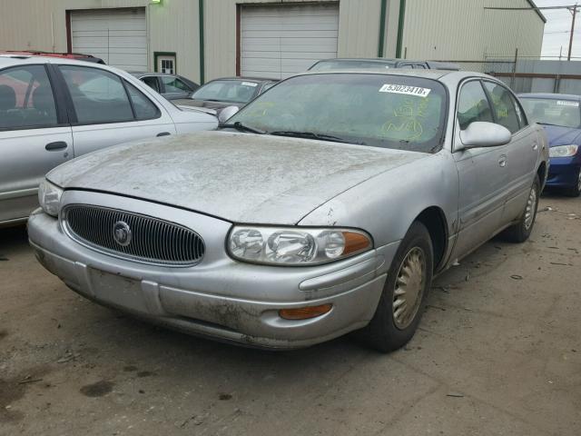 1G4HP54K3Y4109625 - 2000 BUICK LESABRE CU SILVER photo 2