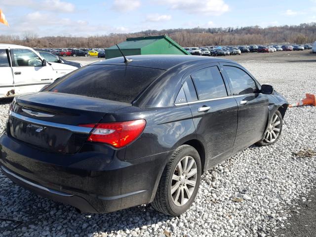 1C3CCBCG3DN527830 - 2013 CHRYSLER 200 LIMITE BLACK photo 4