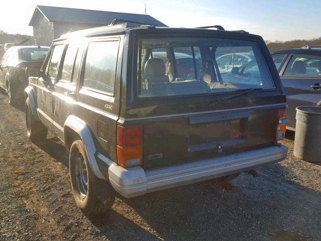 1J4FJ78S0SL571411 - 1995 JEEP CHEROKEE C BLACK photo 3