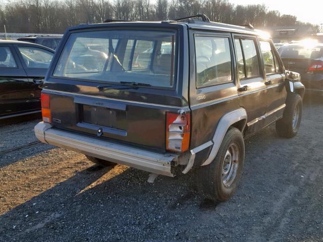 1J4FJ78S0SL571411 - 1995 JEEP CHEROKEE C BLACK photo 4