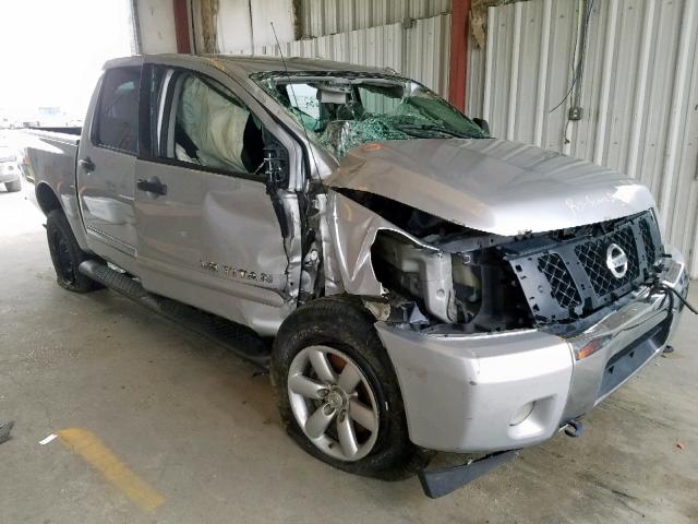 1N6BA0EC9EN516003 - 2014 NISSAN TITAN S SILVER photo 1