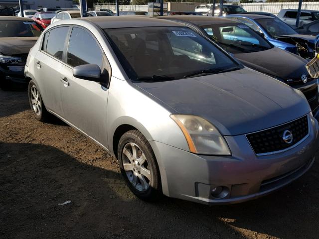 3N1AB61E28L626808 - 2008 NISSAN SENTRA 2.0 GRAY photo 1