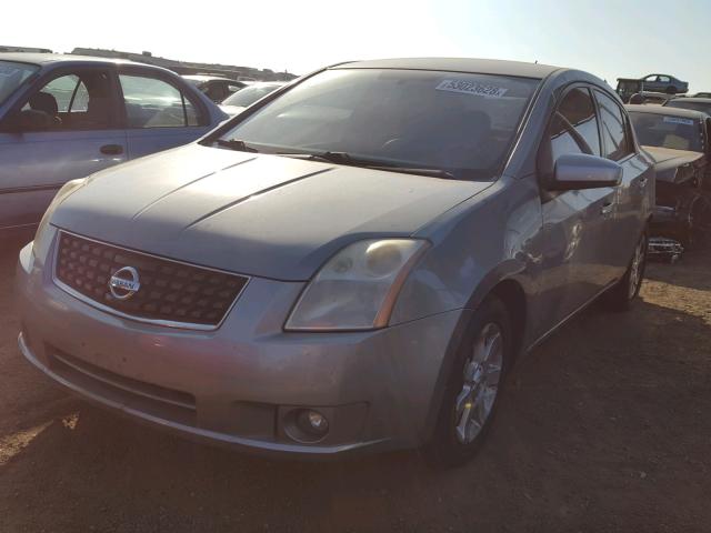 3N1AB61E28L626808 - 2008 NISSAN SENTRA 2.0 GRAY photo 2