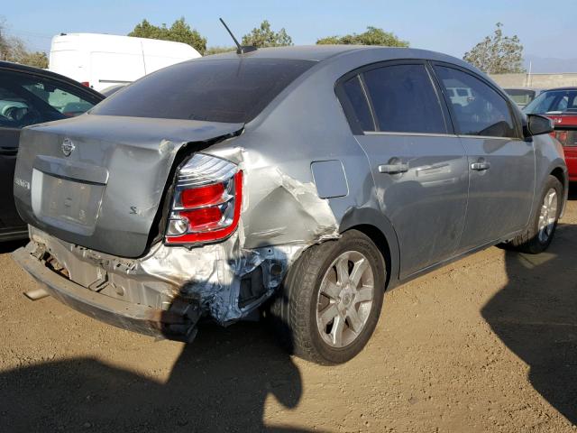 3N1AB61E28L626808 - 2008 NISSAN SENTRA 2.0 GRAY photo 4