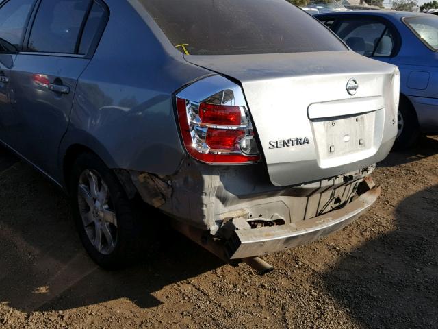 3N1AB61E28L626808 - 2008 NISSAN SENTRA 2.0 GRAY photo 9