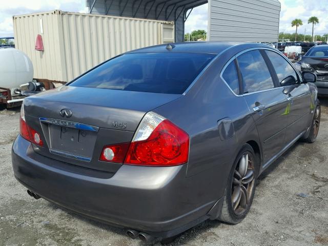 JNKAY01EX6M116426 - 2006 INFINITI M35 BASE GRAY photo 4