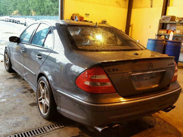 WDBUF76J34A572879 - 2004 MERCEDES-BENZ E 55 AMG BLACK photo 3