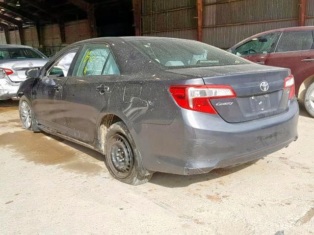 4T4BF1FK4CR264911 - 2012 TOYOTA CAMRY BASE CHARCOAL photo 3
