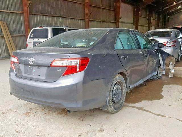 4T4BF1FK4CR264911 - 2012 TOYOTA CAMRY BASE CHARCOAL photo 4