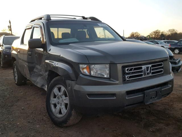 2HJYK16526H532629 - 2006 HONDA RIDGELINE GREEN photo 1