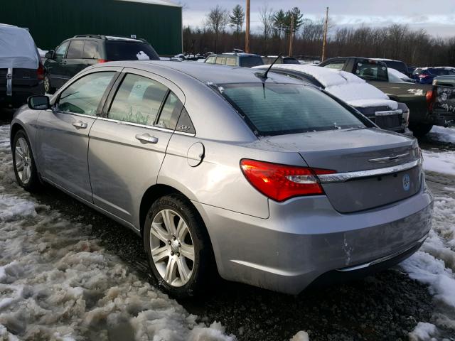 1C3CCBAB1DN671626 - 2013 CHRYSLER 200 LX GRAY photo 3