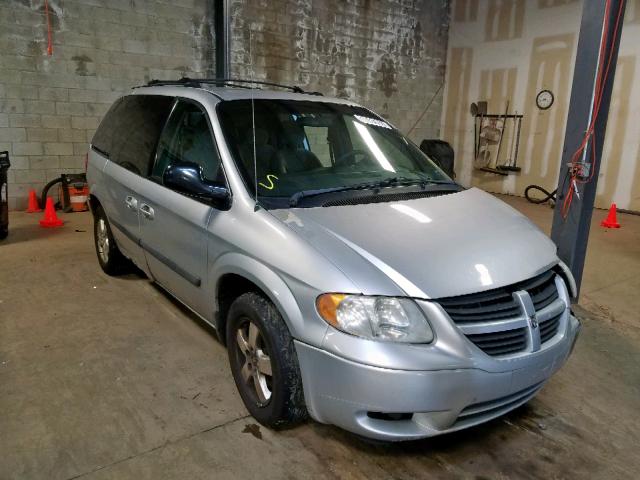 1D4GP45R75B139694 - 2005 DODGE CARAVAN SX SILVER photo 1