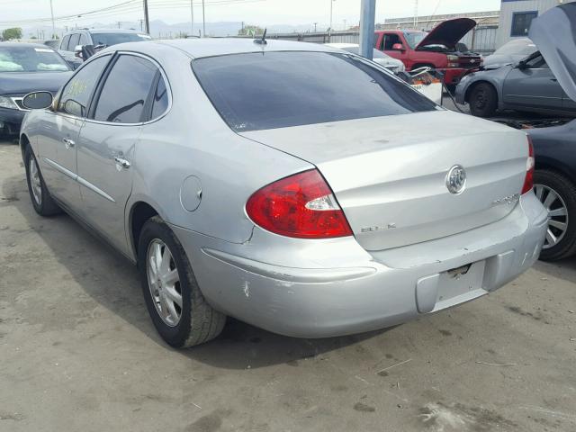 2G4WC582661275823 - 2006 BUICK LACROSSE C SILVER photo 3