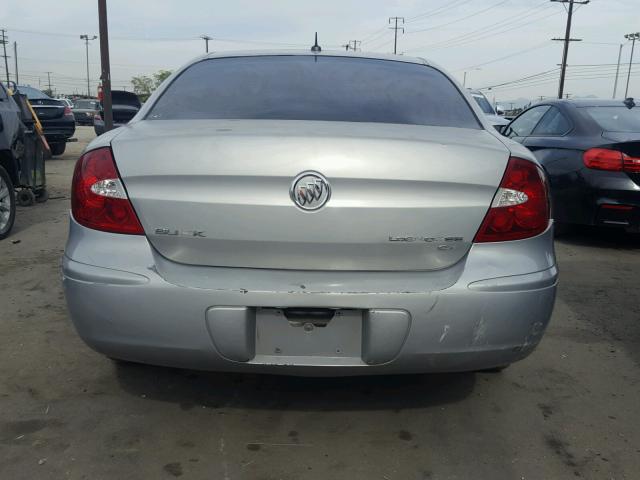 2G4WC582661275823 - 2006 BUICK LACROSSE C SILVER photo 9