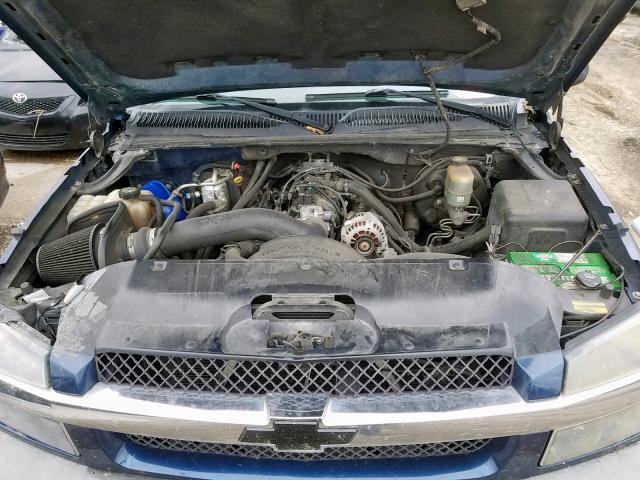 3GNEK13T72G181728 - 2002 CHEVROLET AVALANCHE BLUE photo 7