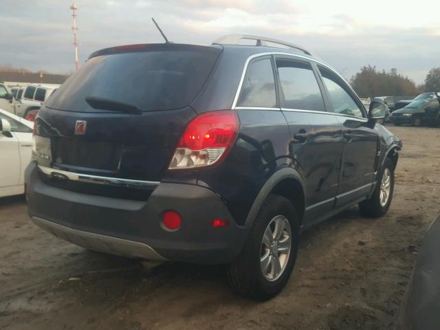 3GSCL33P78S582816 - 2008 SATURN VUE XE BLUE photo 4