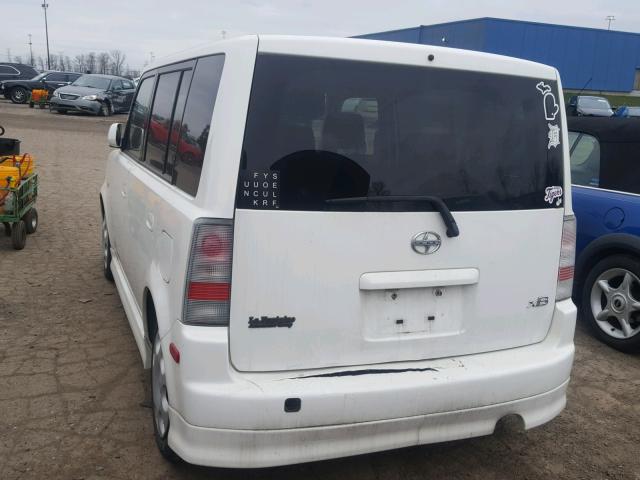 JTLKT324954009351 - 2005 TOYOTA SCION XB Ақ фото 3