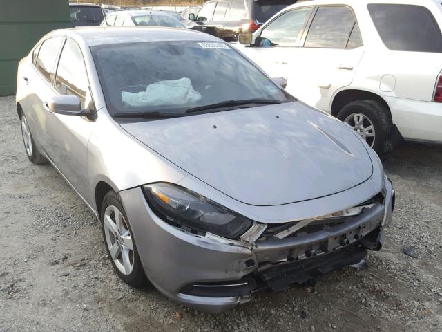 1C3CDFBB0FD251819 - 2015 DODGE DART SXT SILVER photo 1