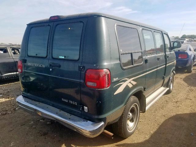 2B6HB11X22K146419 - 2002 DODGE RAM VAN B1 GREEN photo 4