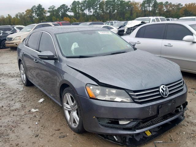 1VWBM7A30CC059600 - 2012 VOLKSWAGEN PASSAT SE GRAY photo 1