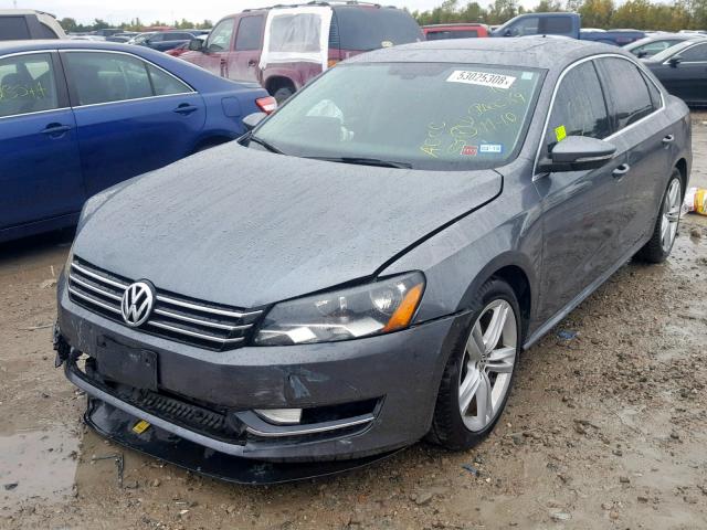 1VWBM7A30CC059600 - 2012 VOLKSWAGEN PASSAT SE GRAY photo 2