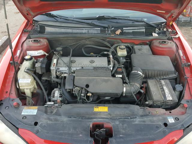 1G2NE52T9XC505740 - 1999 PONTIAC GRAND AM S RED photo 7