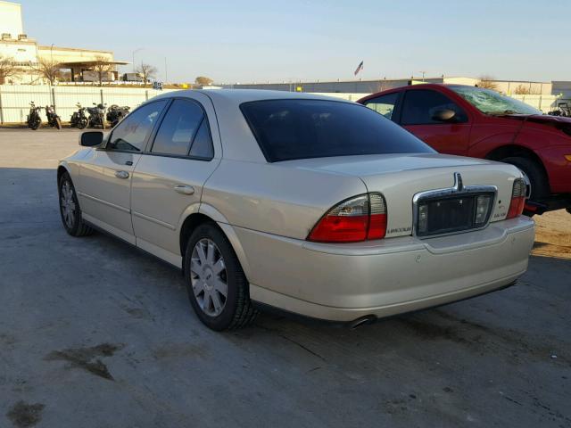 1LNHM87A23Y648753 - 2003 LINCOLN LS CREAM photo 3