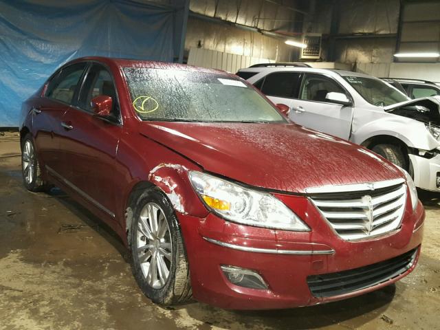 KMHGC4DE2BU133983 - 2011 HYUNDAI GENESIS 3. MAROON photo 1