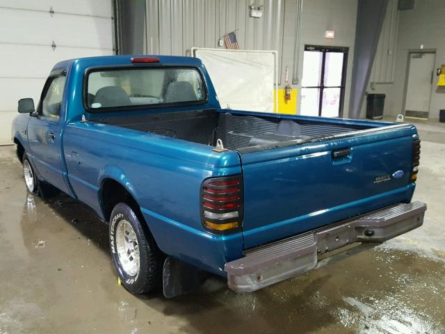 1FTCR10A6SUA65710 - 1995 FORD RANGER GREEN photo 3