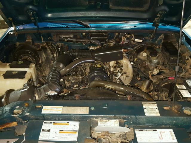 1FTCR10A6SUA65710 - 1995 FORD RANGER GREEN photo 7