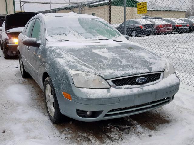 1FAHP34NX6W138145 - 2006 FORD FOCUS ZX4 GREEN photo 1