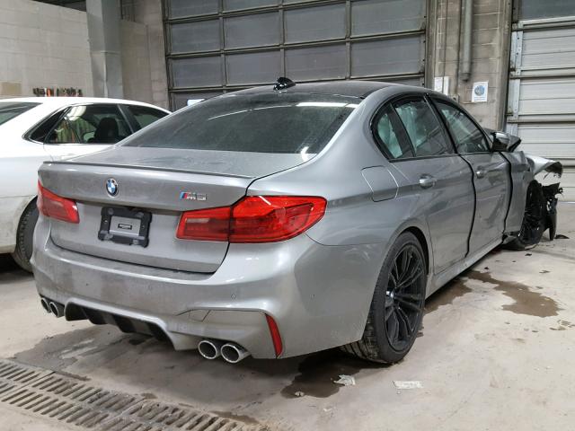 WBSJF0C58KB284715 - 2019 BMW M5 SILVER photo 4