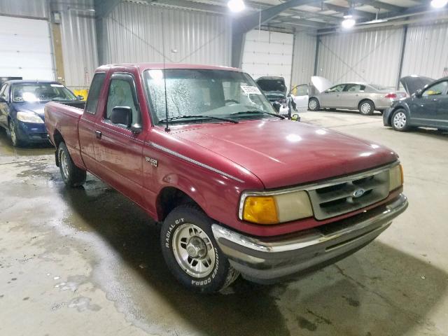 1FTCR14UXTTA66869 - 1996 FORD RANGER SUP RED photo 1