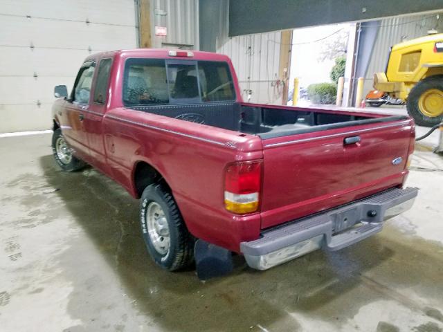 1FTCR14UXTTA66869 - 1996 FORD RANGER SUP RED photo 3