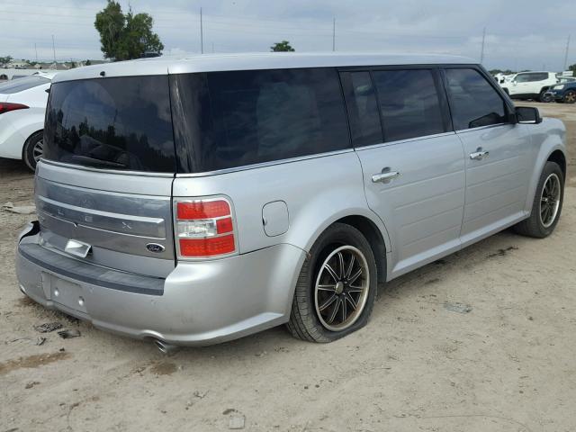 2FMGK5D8XEBD10714 - 2014 FORD FLEX LIMIT SILVER photo 4