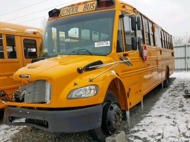 4UZABRDTXHCHX8712 - 2017 FREIGHTLINER CHASSIS B2 黄色 照片 2