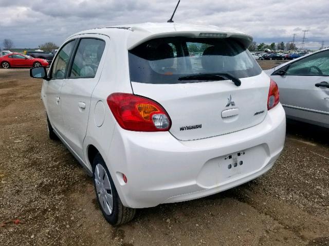 ML32A3HJ7FH035409 - 2015 MITSUBISHI MIRAGE DE WHITE photo 3